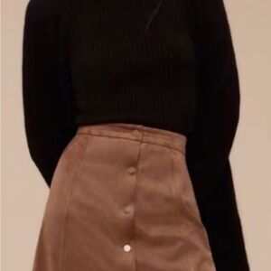 Aritzia Faux Suede Mini Skirt